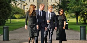 Η κοινή βόλτα μεταξύ Γουίλιαμ, Κέιτ, Μέγκαν και Χάρι