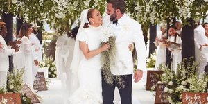 Τζένιφερ Λόπεζ και Μπεν Άφλεκ στον γάμο τους 