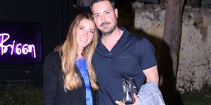 O Πέτρος Κουσουλός και η Όλγα Ζαριφοπούλου