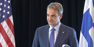 Ο Κυριάκος Μητσοτάκης στην ομιλία του κατά το γεύμα των ομογενών που παρέθεσαν προς τιμήν του ομογενείς των ΗΠΑ