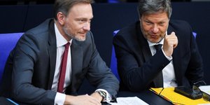 Κρίστιαν Λίντνερ (Φιλελεύθεροι) και Ρόμπερτ Χάμπελ (Πράσινοι)