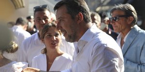 O ηγέτης της Λέγκα, Ματέο Σαλβίνι