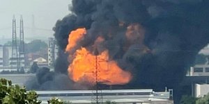 Μεγάλη φωτιά στο Μιλάνο/ Φωτογραφία: Twitter