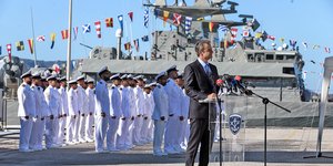 Ο Μητσοτάκης στην ονοματοδοσία της πυραυλάκατου «Βλαχάκης»