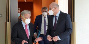 Νίκος Δένδιας διπλωματικές πηγές Αντόνιο Γκουτέρες