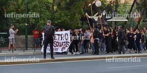 Εξάρχεια πορεία μετρό πλατεία