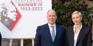  O πρίγκιπας Αλβέρτος με την πριγκίπισσα Σαρλίν