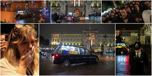 Η σορός της Βασίλισσας Ελισάβετ έφτασε στο Μπάκιγχαμ