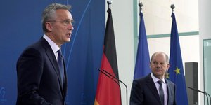 Όλαφ Σολτς Γενς Στόλτενμπεργκ Γερμανία ΝΑΤΟ