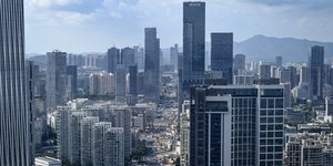 Η πόλη της Σενζέν, που «μπαίνει» σε καθεστώς lockdown/ Φωτογραφία: Twitter