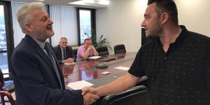 Υπογραφή Συλλογικής Σύμβασης Εργασίας στον ΟΑΣΘ/ Φωτογραφία: GRTimes