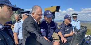 Ο Υπουργός Προστασίας του Πολίτη σε επίσκεψή του τον Εβρο