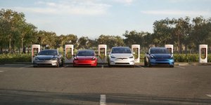 Tesla superchargers