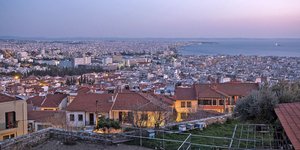 Πανοραμική εικόνα από την πόλη της Θεσσαλονίκης