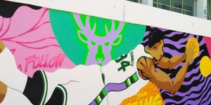 Ο Γιάννης Αντετοκούνμπο έγινε τοιχογραφία 