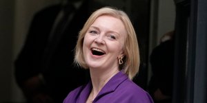 Η Λιζ Τρας μετά την εκλογική νίκη της 