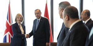 Συνάντηση Τρας - Ερντογάν στη Νέα Υόρκη