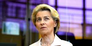 H πρόεδρος της Ευρωπαϊκής Επιτροπής, Ούρσουλα φον ντερ Λάιεν.