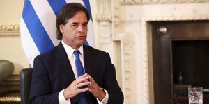 Ο πρόεδρος της Ουρουγουάης Λουίς Αλμπέρτο Λακάγιε Που