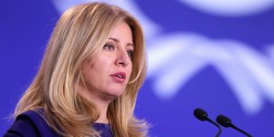 Η Πρόεδρος της Δημοκρατίας της Σλοβακίας Ζουζάνα Τσαπούτοβα