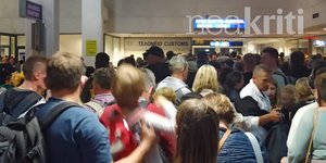 Ταλαιπωρία για τους επιβάτες στο αεροδρόμιο του Ηρακλείου