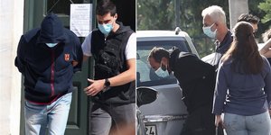 Μεταγωγή Μίχου και Σοφιανίδη στον ανακριτή