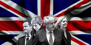 Ντέιβιντ Κάμερον, Τερέζα Μέι, Μπόρις Τζόνσον και Λιζ Τρας