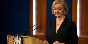 Η πρωθυπουργός της Βρετανίας, Λιζ Τρας 