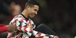Ο Κριστιάνο Ρονάλντο με τα χρώματα της Μάντσεστερ Γιουνάιτεντ