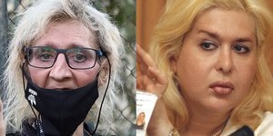 Αριστερά η κυρία Καρατζιώτη, δεξιά η κυρία Κανελλοπούλου