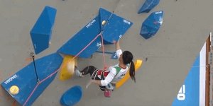 H Ιρανή αθλήτρια της αναρρίχησης Ελνάζ Ρεκαμπί