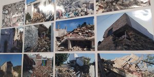 Φωτογραφίες από τον σεισμό στο Αρκαλοχώρι