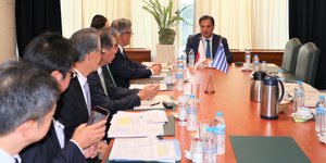 Συνάντηση Αδ. Γεωργιάδη με εκπροσώπους του εθνικού ιαπωνικού φορέα επιχειρήσεων keidanren