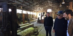 Ξενάγηση του Υφυπουργού στο Ξυλουργείο Μετσόβου