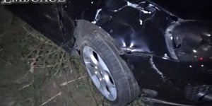 Το ΙΧ που παρέσυρε μητέρα με τα δύο παιδιά της στην Ημαθία