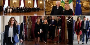 Η Τζόρτζια Μελόνι ορκίστηκε η πρώτη γυναίκα πρωθυπουργός της Ιταλίας