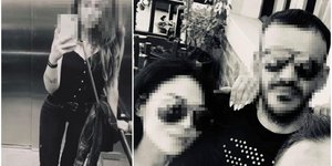 Ο 36χρονος με την 38χρονη σύζυγό του που φέρεται να του έριξε καυστικό υγρό