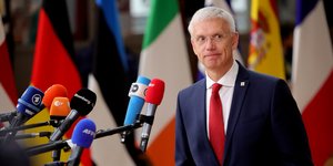 Λετονός πρωθυπουργός σύνοδος ΕΕ