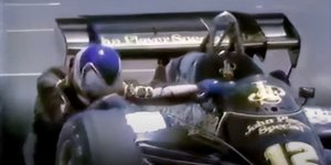 Η στιγμή που Nigel Mansell καταρρέει στο grand prix της F1 στις ΗΠΑ το 1984