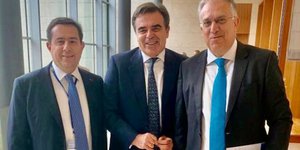 Νότης Μηταράκης Μαργαρίτης Σχοινάς Τάκης Θεοδωρικάκος