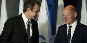 Συνάντηση Μητσοτάκη - Σολτς στη Θεσσαλονίκη τον Ιούνιο του 2022