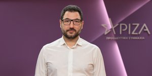 Ο εκπρόσωπος Τύπου του ΣΥΡΙΖΑ, Νάσος Ηλιόπουλος 