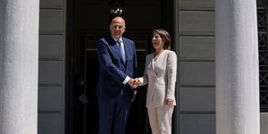 Νίκος Δένδιας Αναλένα Μπέρμποκ