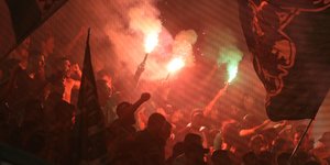 Οπαδοί του Παναθηναϊκού κόντρα στη Σλάβια Πράγας