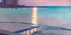 πινακας ροζ μοβ 