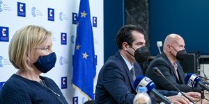 Πλεύρης και Γκάγκα σε συνέντευξη Τύπου