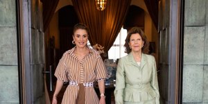 Η βασίλισσα Ράνια της Ιορδανίας και η βασίλισσα Σίλβια της Σουηδίας