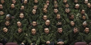 Επίστρατοι από την περιοχή του Νοβοσιμπίρσκ της Ρωσίας 