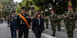 Κατερίνα Σακελλαροπούλου 28η Οκτωβρίου εθνική ενότητα Θεσσαλονίκη