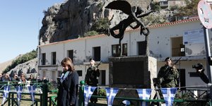 Στη Σαμοθράκη η Κατερίνα Σακελλαροπούλου 